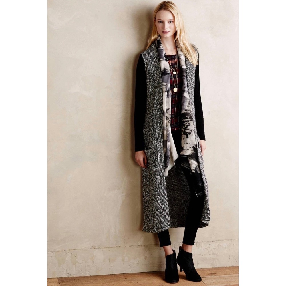 Anthropologie Dolan Left Coast‎ Stratus Sweater Coat Duster Cardigan Size Medium